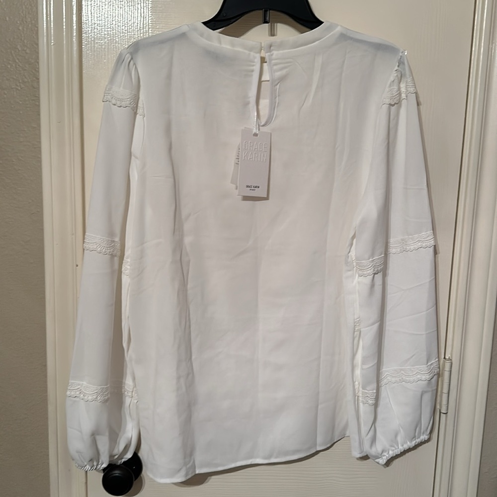 Grace Karin Ruffled Blouse - Picture 2 of 4